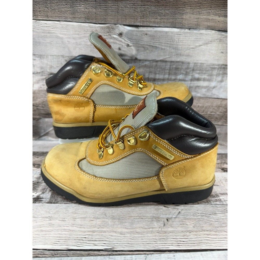 Timberland Chukka Boys Field Boots Tan Size 7
